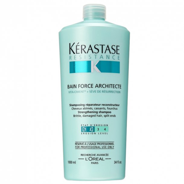 Kerastase Resistance Bain Force Architecte ( Styrke 1-2) 1000 Ml