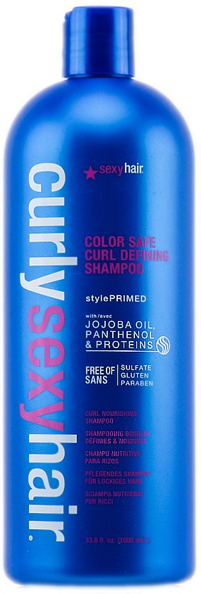 Curly Sexy Hair Color Safe Curl Defining Shampoo 1000 ml